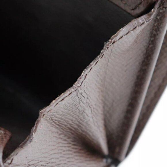 LOUIS VUITTON Portonet Plat Coin Purse N61930 Brown Damier canvas unisex - Picture 9 of 15
